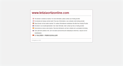Desktop Screenshot of letiziaortizonline.com
