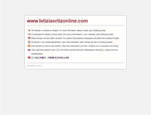 Tablet Screenshot of letiziaortizonline.com